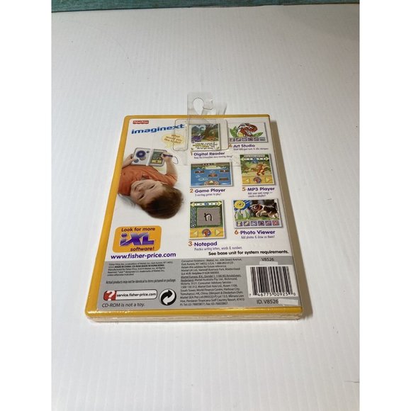 Fisher-Price iXL Learning System Software Game Imaginext Dinosaurs Sealed New - Picture 2 of 3